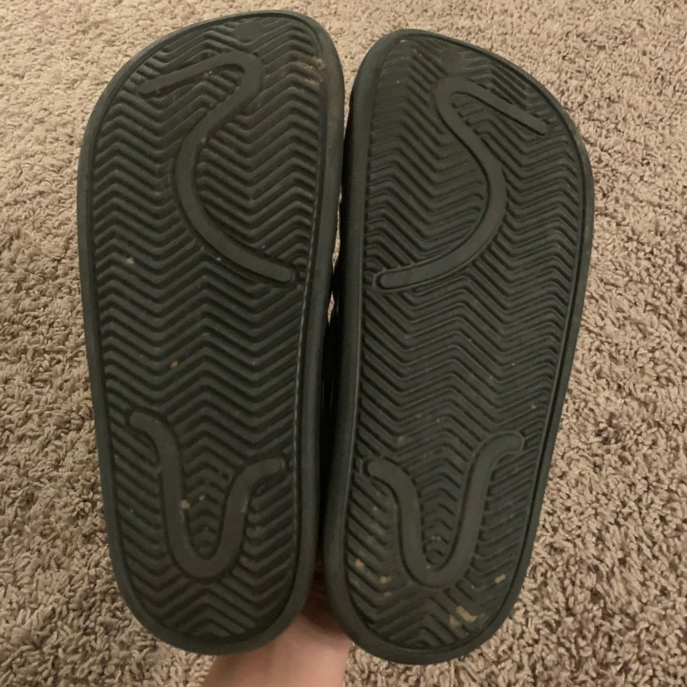 Adidas Adilette Clogs Aqua Water Slide Sandals Black White